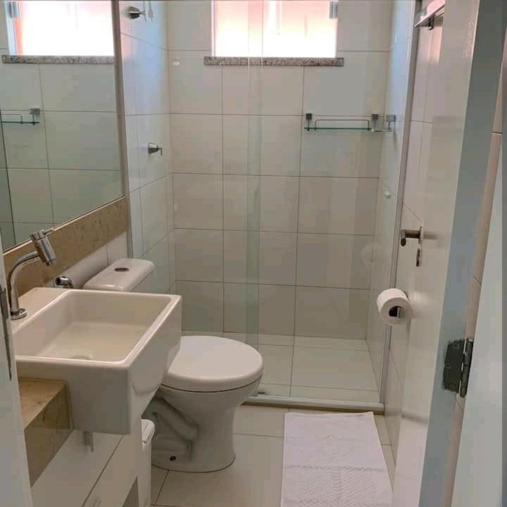 Apartamento Na Praia Do Saco - Condominio Villa Das Aguas Estancia Bagian luar foto