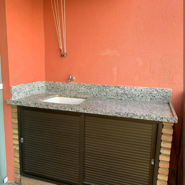 Apartamento Na Praia Do Saco - Condominio Villa Das Aguas Estancia Bagian luar foto